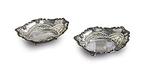 Obstschalen,
plated,
um 1875 England